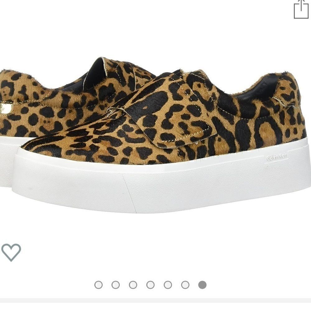 Calvin Klein Leopard Sneaker Slides - Picture 4 of 6